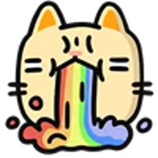 🌈 Эмодзи «Cyber Neko» для Telegram