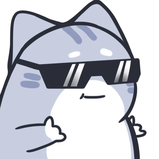 😎 Стикер «cybercats» для Telegram
