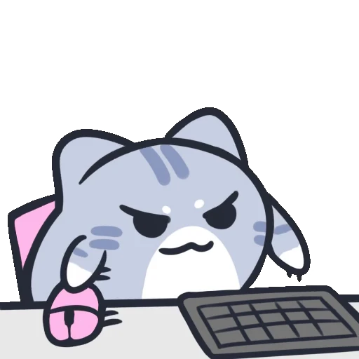 😡 Стикер «cybercats» для Telegram