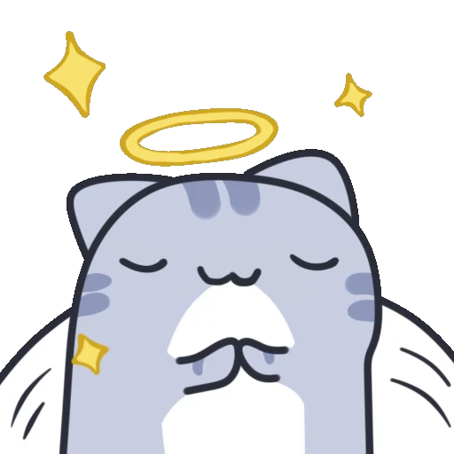 😇 Стикер «cybercats» для Telegram