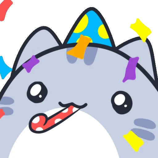 🥳 Стикер «cybercats» для Telegram
