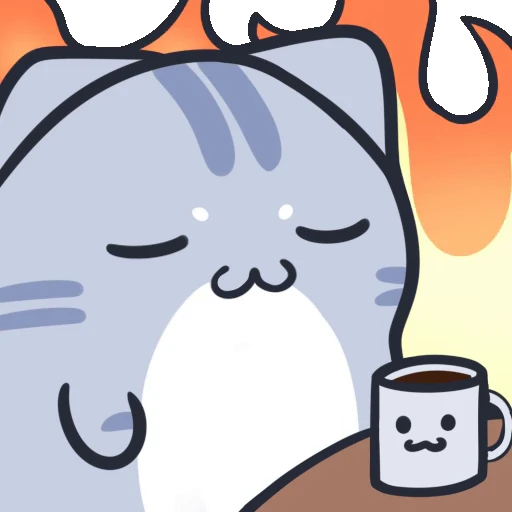 🥵 Стикер «cybercats» для Telegram