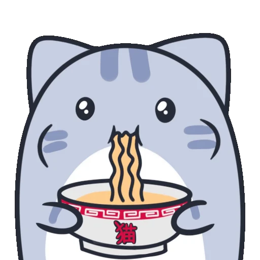 🍜 Стикер «cybercats» для Telegram
