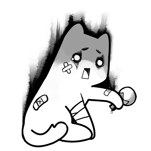 😱 Стикер «cybercats» для Telegram