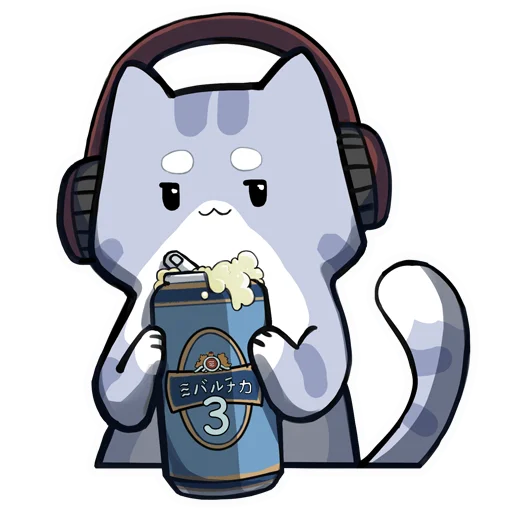 🍺 Стикер «cybercats» для Telegram