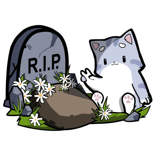 ☠️ Стикер «cybercats» для Telegram