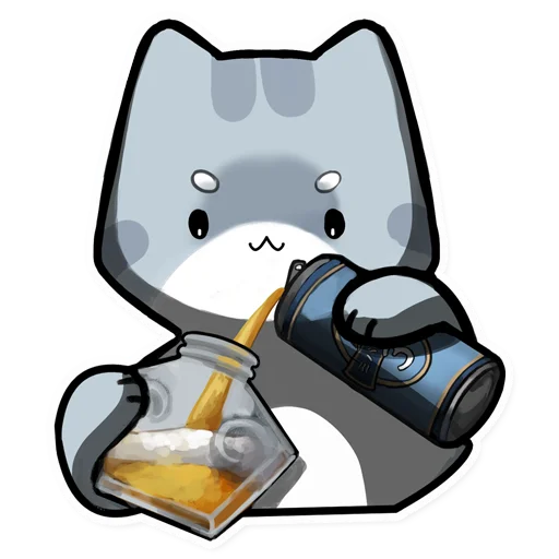 🍺 Стикер «cybercats» для Telegram