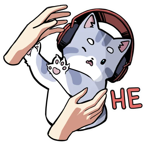 👎 Стикер «cybercats» для Telegram