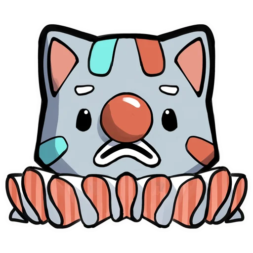 🤡 Стикер «cybercats» для Telegram