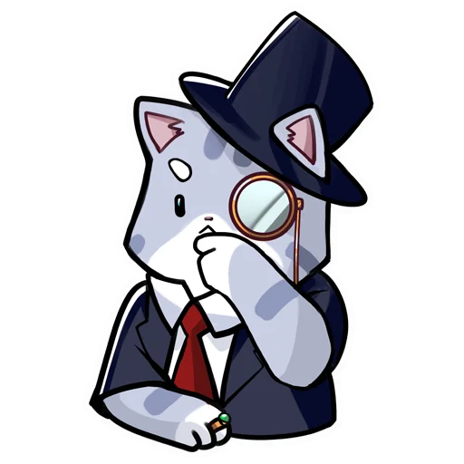 🧐 Стикер «cybercats» для Telegram