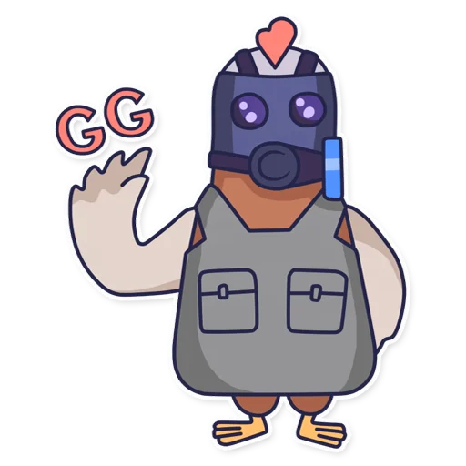 ✋ Стикер «CyberChicken» для Telegram