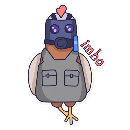 ☺️ Стикер «CyberChicken» для Telegram