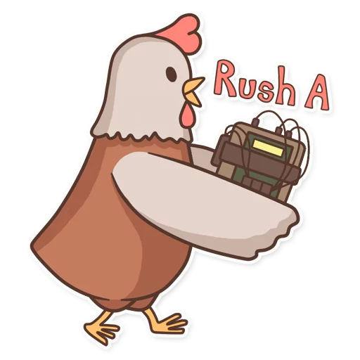 💣 Стикер «CyberChicken» для Telegram