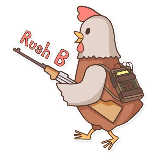 💣 Стикер «CyberChicken» для Telegram