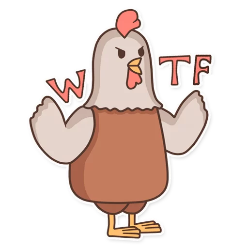 😱 Стикер «CyberChicken» для Telegram