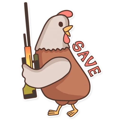 🛡 Стикер «CyberChicken» для Telegram