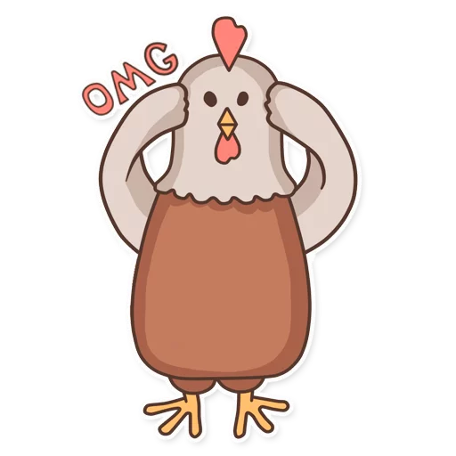 😲 Стикер «CyberChicken» для Telegram