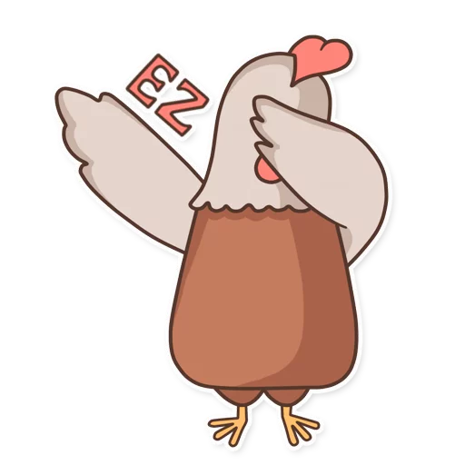 👏 Стикер «CyberChicken» для Telegram