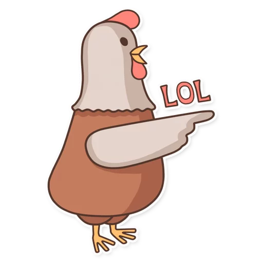 😂 Стикер «CyberChicken» для Telegram