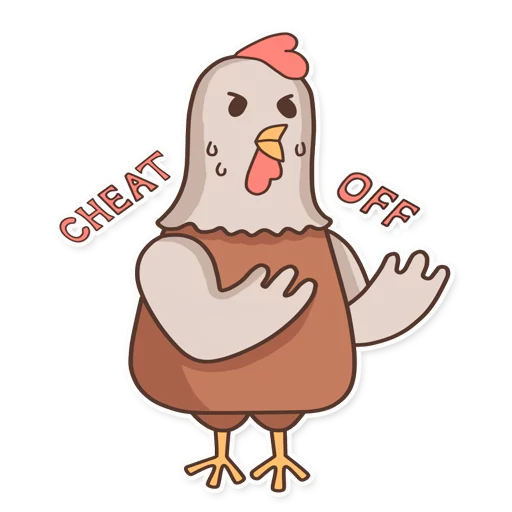 😡 Стикер «CyberChicken» для Telegram