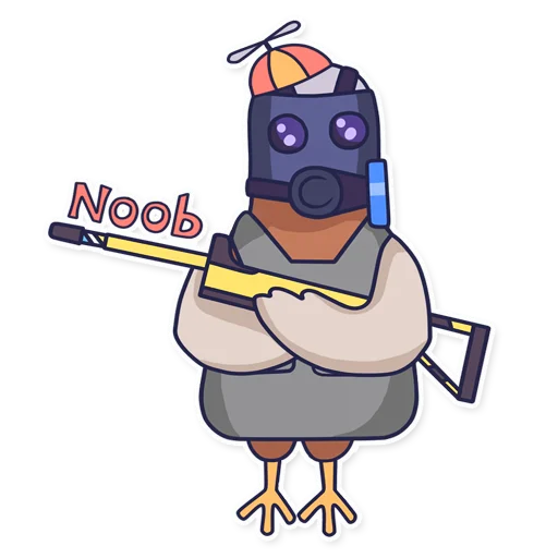 👶 Стикер «CyberChicken» для Telegram