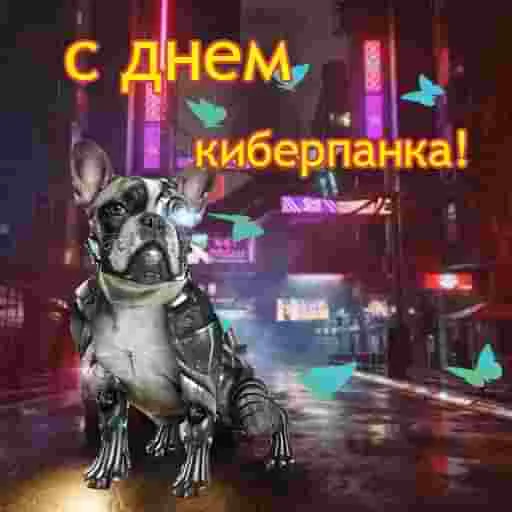 🦋 Стикер «Киберпук» для Telegram