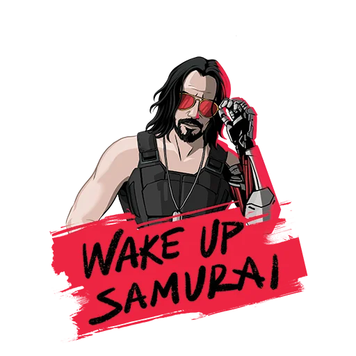 😎 Стикер «Cyberpunk 2077» для Telegram