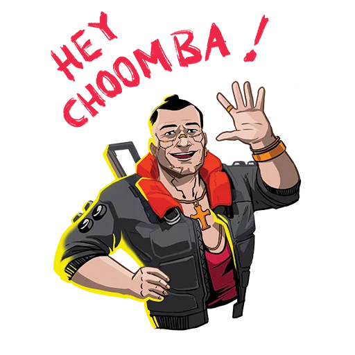 ✋ Стикер «Cyberpunk 2077» для Telegram