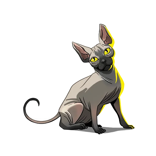 🐱 Стикер «Cyberpunk 2077» для Telegram