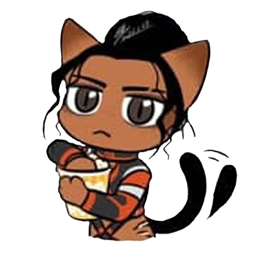 🍿 Стикер «Cyberpunk 2077 Cats» для Telegram