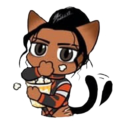 🍿 Стикер «Cyberpunk 2077 Cats» для Telegram