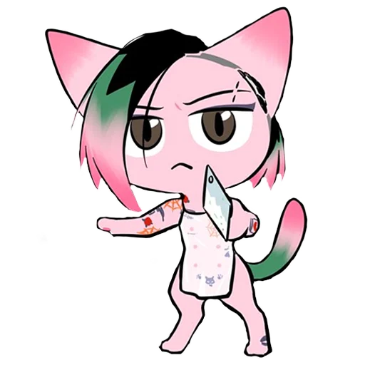 🔪 Стикер «Cyberpunk 2077 Cats» для Telegram