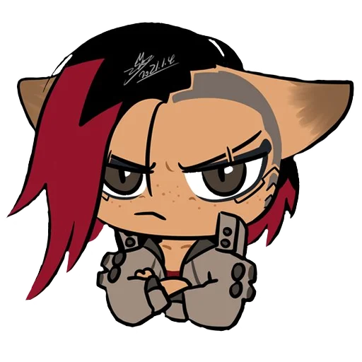 Стикерпак Cyberpunk 2077 Cats для Telegram