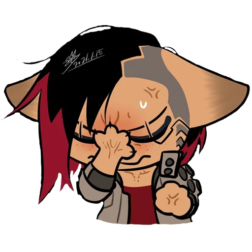 🤦‍♀️ Стикер «Cyberpunk 2077 Cats» для Telegram