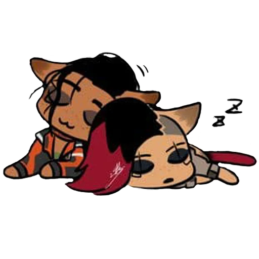 🛌 Стикер «Cyberpunk 2077 Cats» для Telegram