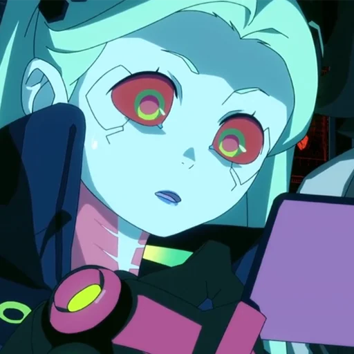 🤯 Стикер «Cyberpunk Edgerunners Rebecca» для Telegram