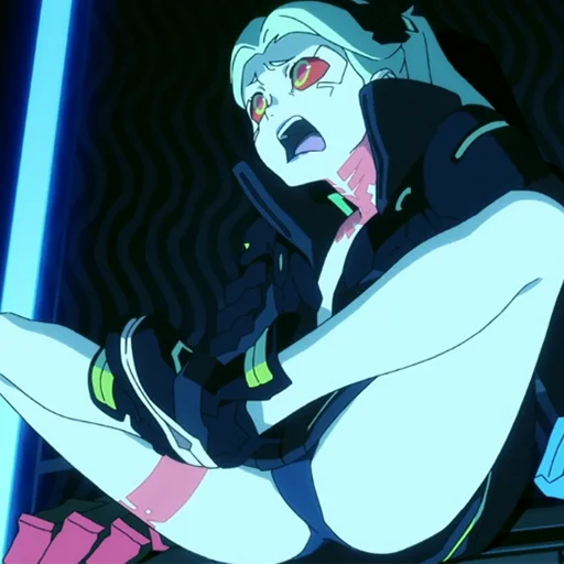 ⁉️ Стикер «Cyberpunk Edgerunners Rebecca» для Telegram
