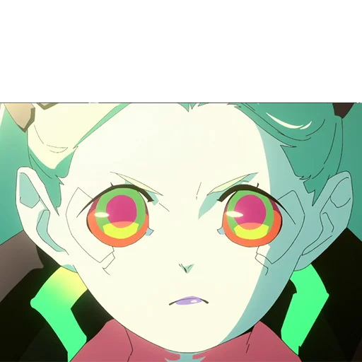 😐 Стикер «Cyberpunk Edgerunners Rebecca» для Telegram