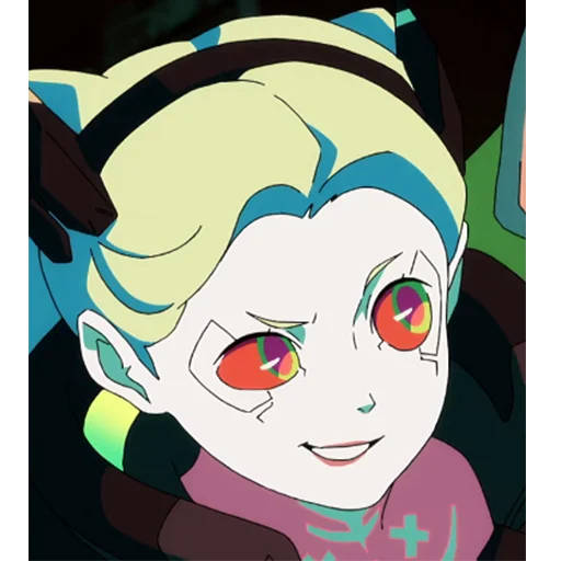 😏 Стикер «Cyberpunk Edgerunners Rebecca» для Telegram