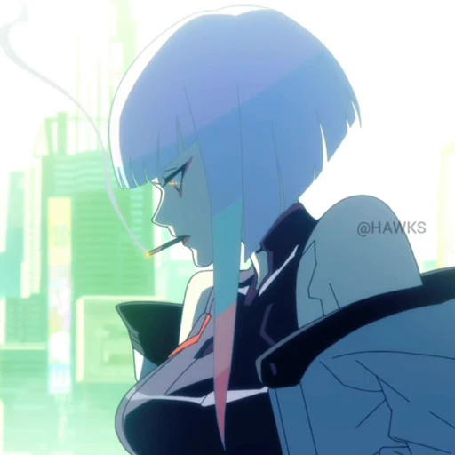 🚬 Стикер «Cyberpunk Edgerunners» для Telegram