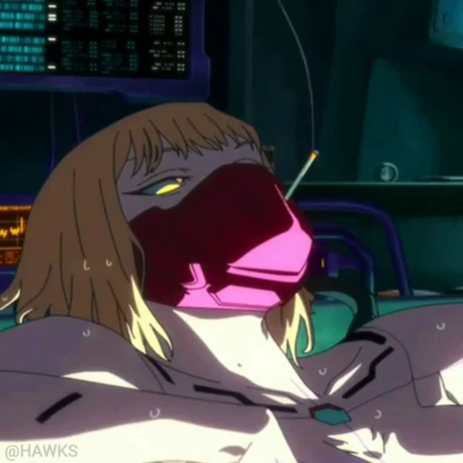 🚬 Стикер «Cyberpunk Edgerunners» для Telegram