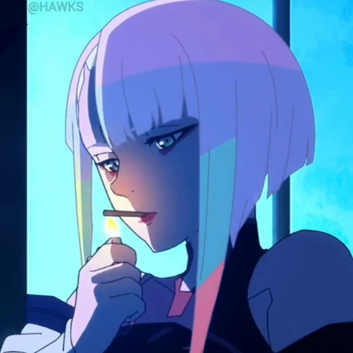 🚬 Стикер «Cyberpunk Edgerunners» для Telegram