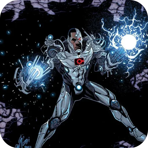 👿 Стикер «Cyborg» для Telegram