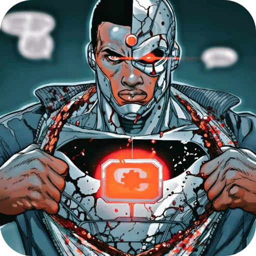 🛑 Стикер «Cyborg» для Telegram