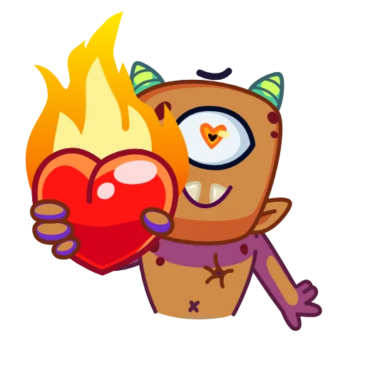 ❤️‍🔥 Стикер «Cyclops Argu» для Telegram