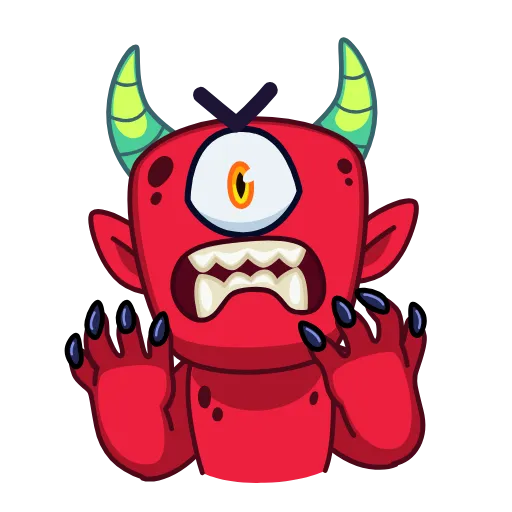 👿 Стикер «Cyclops Argu» для Telegram