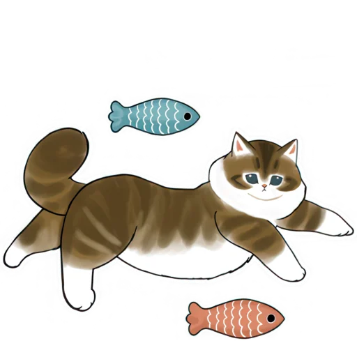 🤸‍♀ Стикер «Нян котики» для Telegram