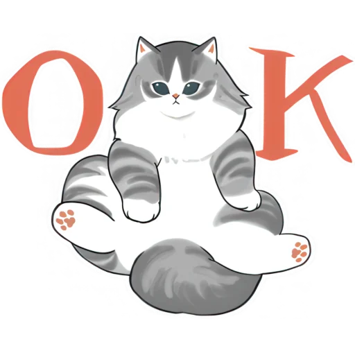👌 Стикер «Нян котики» для Telegram