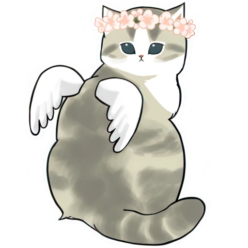 😇 Стикер «Нян котики» для Telegram