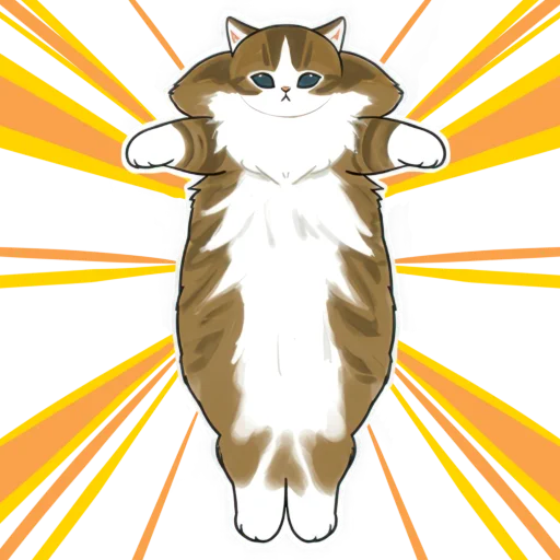 ☀️ Стикер «Нян котики» для Telegram
